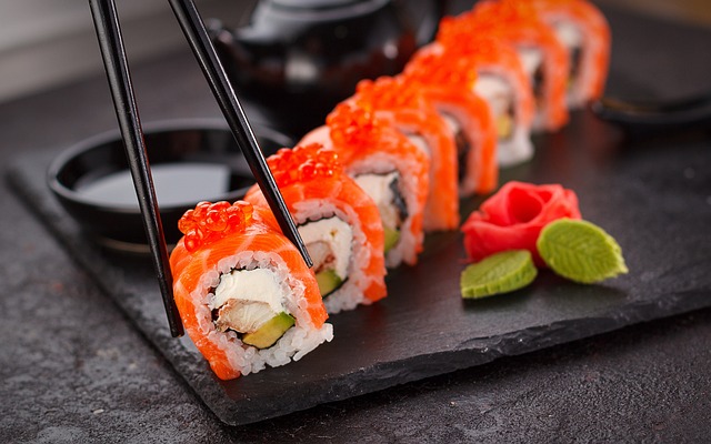 Plat des Creamy Sushi