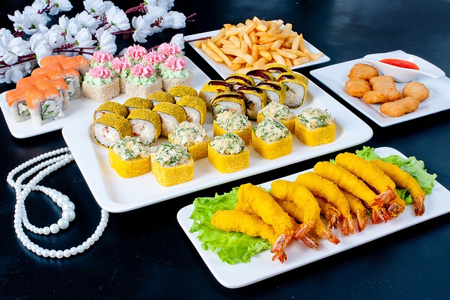 Plat des Roll Salmon Sushi